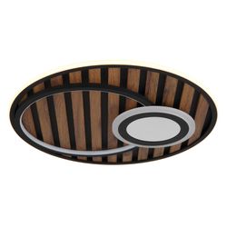 Globo Lighting Deckenleuchte ¦ schwarz ¦ Maße (cm): H: 8 Ø: 50.0 Lampen & Leuchten > Deckenlampen - Sconto - Bild 5