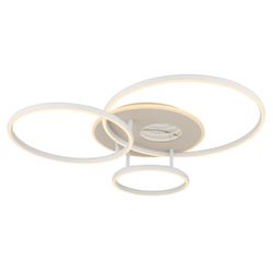 Globo Lighting Deckenleuchte ¦ braun ¦ Maße (cm): B: 70 H: 13 Lampen & Leuchten > Deckenlampen - Sconto - Bild 4