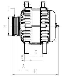 HC-CARGO Generator f032112079 für Ford VW
