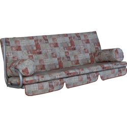 ANGERER FREIZEITMÖBEL Hollywoodschaukelauflage »Trend«, rot, Vierecke, BxL: 180 x 54 cm - Image 4