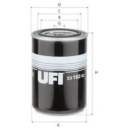 Ufi Ölfilter 2316202 Anschraubfilter 146Mm Gewindemaß3/4-16 Unf Für Ferrari