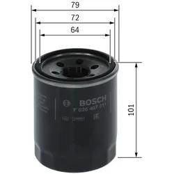 Bosch Ölfilter F026407311 Anschraubfilter 101Mm Gewindemaßm 26 X 1,5 Für Isuzu