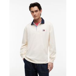 Tommy Jeans - Herren - Rugbyshirt - L - Offwhite - Bild 4