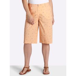Apricot-Steingrau-Bedruckt Bermudas - Bild 4