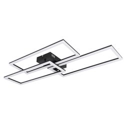 Globo Schwarz Tiny Deckenlampe 67247-58, B/H/T: 90 X 8 X 40 Cm, Kunststoff, Metall - Bild 5