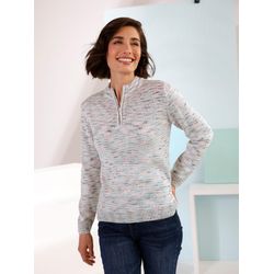 Classic Basics Damen Ecru Meliert Stehkragenpullover "Pullover" von Baur - Bild 4