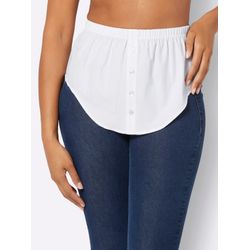 Sheego Damen Weiß Baumwollbluse - Bild 3