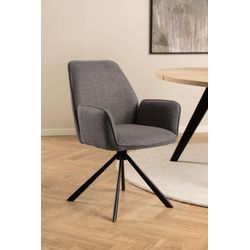 Actona Braun Armlehnstuhl, Glenda – Grau – Ca. 61X88,5X63cm - Image 4