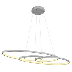 Globo Lighting Hängeleuchte ¦ grau ¦ Maße (cm): B: 36 H: 120 Lampen & Leuchten > Hängeleuchten - Sconto - Bild 3