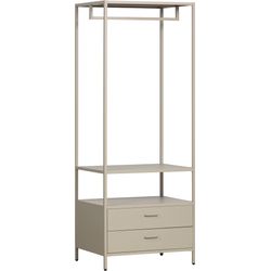 Tchibo Braun - Woood Offener Metall-Kleiderschrank »Ferris« - 70X54x185cm - Image 3