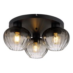 Globo Lighting Deckenleuchte ¦ schwarz ¦ Maße (cm): H: 20,5 Ø: 45.0 Lampen & Leuchten > Deckenlampen - Sconto - Bild 4