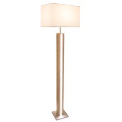 Globo LED-Stehleuchte 2flg Metall Eicheholz Beige 40cm - Bild 3