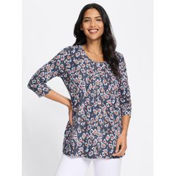 Damen Rauchblau Papaya Bedruckt Longshirt "Longshirt" 1 erhältlich in Größe 38/40/42/44/46/48/50/52/54/56 von Baur - Bild 4