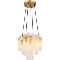 Globo Lighting Hängeleuchte gold Maße (cm): H: 120 Ø: 40 - Höffner - Bild 4