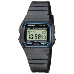 Casio F-91W-1YEG Collection digitale Armbanduhr, schwarz - Image 7
