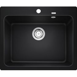 Blanco Schwarz - Naya 6 - Silgranitspüle, 62X51 Cm, 525941 - Image 4