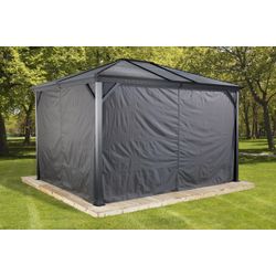 Sojag Vorhang-Set Passend Zu Ventura 10X14, Dunkelgrau, Polyester 772830163254 - Image 5