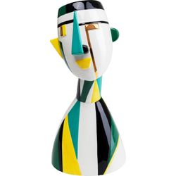 Kare Dekovase Design "Deko Happy Face 43Cm", Mehrfarbig, B:20cm H:42cm T:16cm, Keramik, Vasen - Bild 5