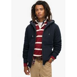 Joom Superdry Herren Dunkelblau Hooded Sweatshirt Zip Closure Blue Marine Cm - Bild 6