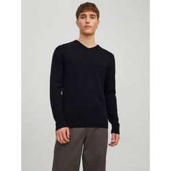 Jack & Jones Herren V-Ausschnitt Pullover JJEBASIC KNIT V-NECK - Bild 5