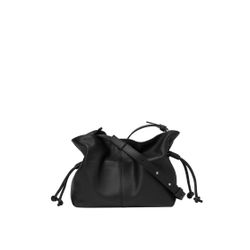 Marc O'polo Accessories Damen Schwarz Umhängetasche "Simona" Beuteltasche Hobobag Schultertasche Mit Zugband von Baur - Image 7