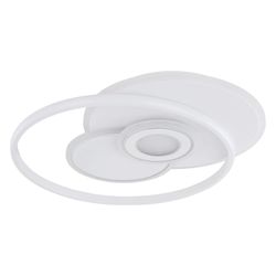 Globo Lighting Deckenleuchte weiß Maße (cm): B: 54 H: 6 T: 46.0 - Höffner - Bild 6
