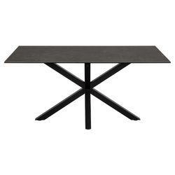 Act Nordic Schwarz Heaven Esstisch - Es Glas/Keramik Und Es Metall, 160X90, - Image 5