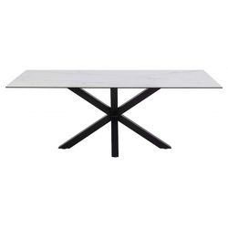 Actona Group  Schwarz Weiß Esstisch "Heaven Mit Keramikplatte & Stabilem Stahlgestell Mehrere Varianten" Breite: 135 160 Und 200 Cm Pflegeleichter Design-Esstisch – Robust Stilvoll & Langlebig von Baur - Image 5