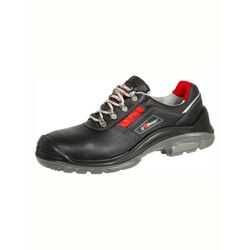 U-Power Herren Schwarz Sicherheitsschuhe, Sicherheitsschuh Elect Grösse 44 /Rot S3 Src En Iso 20345 Vollnarbiges Leder, Wasserabweisend (S3, 44) - Bild 5