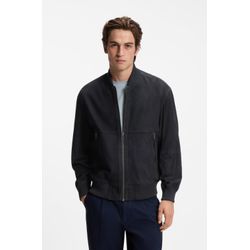 Boss Herren Marine Lederjacke Jonorve, Gr. 54 - Bild 5
