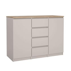 Sideboard Nardo beige Maße (cm): B: 120,8 H: 90,7 T: 50.0 - Höffner - Image 3