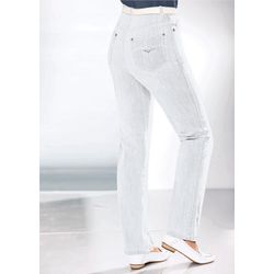 Sheego Damen Weiß 5-Pocket-Jeans - Bild 3