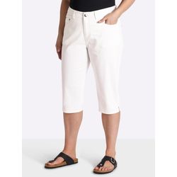 Sheego Damen Ecru Caprihose - Bild 4