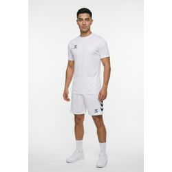 Hummel Weiß Set Aus T-Shirt + Shorts Logo - Image 4