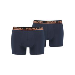 Head Herren Dunkelblau Orange Boxershorts "Boxershort Basic Boxer 2P 2Er Pack" von Baur - Bild 7