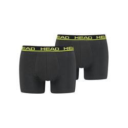 Head Herren Dunkelgrau/Gelb Boxershorts "Boxershort Basic Boxer 2P 2Er Pack", Gr. L, Grau (Anthrazit, Gelb), Obermaterial: 95% Baumwolle Co. 5% Elasthan El., Unte... - Bild 7