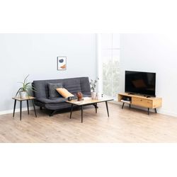 Ac Design Grau Sofa + Bettsofa, Faith (3-Sitzer) - Bild 3