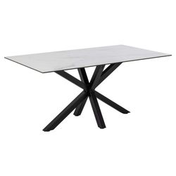 Actona Group Schwarz Weiß Esstisch "Heaven Mit Keramikplatte & Stabilem Stahlgestell Mehrere Varianten" Breite: 135 160 Und 200 Cm Pflegeleichter Design-Esstisch – Robust Stilvoll & Langlebig von Baur - Image 5