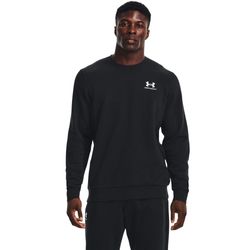 Under Armour Herren Schwarz Sweatshirt Essential Fleece Crew Mittel - Image 8