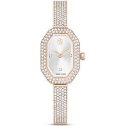 Swarovski - Elegante Goldene Uhr Für Frauen - Accessories - Damen - Weiß - One Size - Bild 4