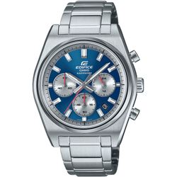 Casio Edifice Herren Blau/Hellgrau Chronograph Silber (, Silberfarben, Silberfarben), Armbanduhren, Silberfarben, Chronograph, Quarzuhr, Armbanduhr, - Bild 9