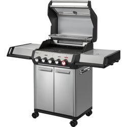 Enders Silber Gasgrill "Monroe Pro 3 Sikr Turbo" von Baur - Image 4