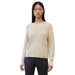 Marc O'polo Damen Beige Rundhals-Pullover Mit Langen Ärmeln Für - Bild 5