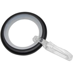 Gardinia Schwarz M-Ringe Mit Haken Für 16 Mm - Image 3