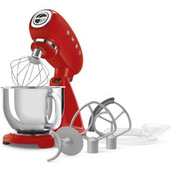 Smeg 50S Style Küchenmaschine Full-Color Rot Smf05rdeu - Bild 6