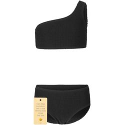 Zigzag Mädchen Schwarz Balconette-Bikini "Hillary" 2 Stk. Mit Asymmetrischem Schnitt Kinder von Baur - Bild 4