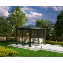 Palram - Canopia  Anthrazit Grau Anthrazit Pavillon "Ledro 3000" Bxt: 295X295 Cm von Baur - Image 3