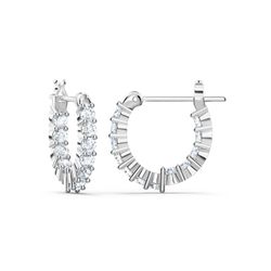 Swarovski Creolen Matrix Tennis Vittore, Silber Metall für Damen 5562126, Christ - Image 8