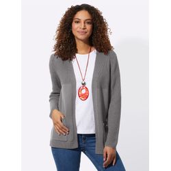 Grau Strickjacke - Bild 4