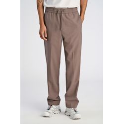 Lindbergh Herren Beige Stoffhose "Freizeithose Relaxed Fit", Gr. Xl, Braun (Deep Sand Mel), Obermaterial: 65% Polyester, 31% Viskose, 4% Elasthan, Melie... - Bild 4